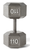 CAP Cast Iron Hex Dumbbell 110LB #SDG-110 View 1