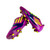 Used Adidas F10 Soccer Cleats Purple Junior 6.5 11506-S000257953 View 5