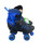 Used RollerDerby ADJUSTABLE 3-6 RYL/BLK Junior Roller Quad Skates Royal Blue Adjustable 11842-S000225494 View 2