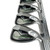 Used Taylormade ROCKETBALLZ Men's RH Iron Set 4I-PW Stiff Flex Steel Shaft 11506-S000295547 View 1