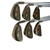 Used Ping EYE 2 BERYLLIUM COPPER RED DOT Mens RH Iron Set 4I-9I Stiff Flex Steel Shaft 11506-S000264867 View 3