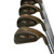 Used Ping EYE 2 BERYLLIUM COPPER RED DOT Mens RH Iron Set 4I-9I Stiff Flex Steel Shaft 11506-S000264867 View 1