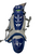 New Mizuno SAMURAI G3 Adult Baseball Catchers Leg Guards Royal Blue 11731-S000156137 View 1