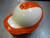 Used RIP-IT HELMET W/ MASK Batting Helmet w/Mask Orange SM 11339-S000197890 View 1