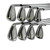 Used Nike VAPOR SPEED Men's RH Iron Set 4I-AW Stiff Flex Steel Shaft 11506-S000295824 View 3