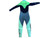 Used Rip Curl Junior Full Suit Green JR 08 10313-S000277625 View 2