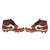 Used Nike JORDAN Adult FB Cleats Red Senior 7.5 View 4