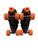 Used RollerDerby ENERGY FLEX 3-6 Junior Rec Fitness Skates Orange Adjustable 11842-S000226064 View 3