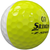 New Srixon Z-Star 9 Divide Golf Balls Yellow/White- Dozen 11218-35C10360371 View 2