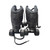 Used CRAZY SK8 ADJ 3-6 Senior Roller Quad Skates Black Adjustable 11708-S000189398 View 3