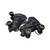 Used CRAZY SK8 ADJ 3-6 Senior Roller Quad Skates Black Adjustable 11708-S000189398 View 2