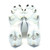 Used Nike ALPH HURACHE ELITE 4 LOW BB/SB Cleats White And Grey Senior 7 11805-S000073954 View 5