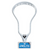 New East Coast Dyes DELTA UNSTRUNG Mens Lacrosse Head White 11851-ECD301101 View 2