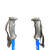 Used TREKING POLES Boys XC Ski Poles Royal Blue 70 cm / 28 in 11883-S000156511 View 2