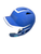 Used Champro HELMET Batting Helmet No Mask Royal Blue One Size 11837-S000368277 View 1