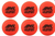 A&R Sports Low Bounce High-Density Hockey Balls, Orange, 6 Count View 1