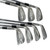 Used Tommy Armour 845 V-31 Men's LH Iron Set 4I-PW Stiff Flex Steel Shaft 11506-S000296482 View 4