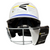 Used Easton TWO TONE Batting Helmet w/Mask White One Size View 1