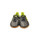 Used Adidas COPA SZ 1.5 Soccer Indoor Shoes Black And Neon Green Junior 01.5 11814-S000388789 View 3
