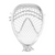 Warrior Nemesis Lyte Strung Goal Head White View 1