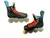 Used Bauer RSX Roller Hockey Skates Black Junior 04 11873-S000231461 View 2