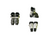 Used Head Z2 Boys DH Ski Boot Black And White 200 MP - Y13.5 11917-S000010167 View 1
