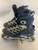 Used Rollerblade AERO 7 ALU WOMENS Senior Rec Fitness Skates Black Senior 8 11823-S000037125 View 3