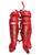 Used Mizuno ADULT Catchers Leg Guards Red Adult 11814-S000389298 View 1