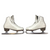 Used Riedell 33MED Girls Figure Skate White Junior 02.5 View 4