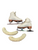Used Riedell SIZE 2.5 SKATES Girls Figure Skate White Junior 02.5 11649-S000152075 View 2