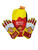 New MANGO BATTING GLOVES BB/SB Batting Gloves Red SM 11835-S000204826 View 1