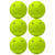 New Franklin MLB Indestruct-A-Ball 9" Practice Baseballs- Optic Yellow 6 Pack View 1