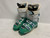 Used Lange 90XT Womens DH Ski Boot Green And White 255 MP - M07.5 - W08.5 11855-S000198994 View 1