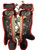 Used Mizuno DRYLITE Catchers Leg Guards Red Junior 11721-S000279957 View 2