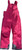 Used Arctix Snow Bibs Y Pink Junior View 1