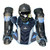Used All Star MVP PRO CATCH SET Catchers Chest Protector Navy Blue And Carolina Blue Intermed 11835-S000205163 View 1