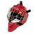 Used CCM GFL 1.9 Hockey Goalie Helmet/Mask Red SM 11506-S000297156 View 1