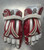 Used Warrior EVO PRO Lacrosse Gloves Mens Maroon LG 11497-S000155457 View 1
