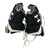 Used Under Armour UA Lacrosse Gloves Junior Black MD 11735-S000358478 View 1