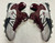 Used New Balance FREEZE 4.0 MID Lacrosse Cleats Mens Size 14 White/Maroon 11750-S000217612 View 2