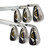 Used Maxfli C3 Men's LH Iron Set 6I-GW Stiff Flex Steel Shaft 11506-S000297389 View 3