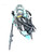 Used NOREAST SNOWSHOES W/ HIKING POLES Snowshoes Mens Teal 25" 11860-S000304769 View 2