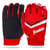 New Franklin Shoktak Football Receiver Gloves Red- Youth LG View 1