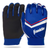 New Franklin Shoktak Football Receiver Gloves Royal Blue- Youth LG View 1