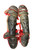 Used Mizuno SAMURAI Catchers Leg Guards Red Adult 11768-S000233624 View 1