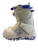 Used Burton ZIPLINE BOA SZ 7K Boys Snowboard Boots White Senior 7 11814-S000390223 View 3