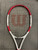 Used Wilson SIX ONE 100 TEAM Adult Tennis Racquet Red 4 1/2" 11614-S000231643 View 4