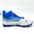 Used Under Armour LOCKED DOWN Adult FB Cleats White And Royal Blue Senior 4.5 11805-S000076144 View 2