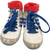 Used Adidas YYJ 606004 Wrestling Shoes Grey Youth 12.0 View 1