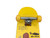 Used Almost CAVEMAN Complete Skateboard Yellow 7 1/4" 11768-S000233758 View 3